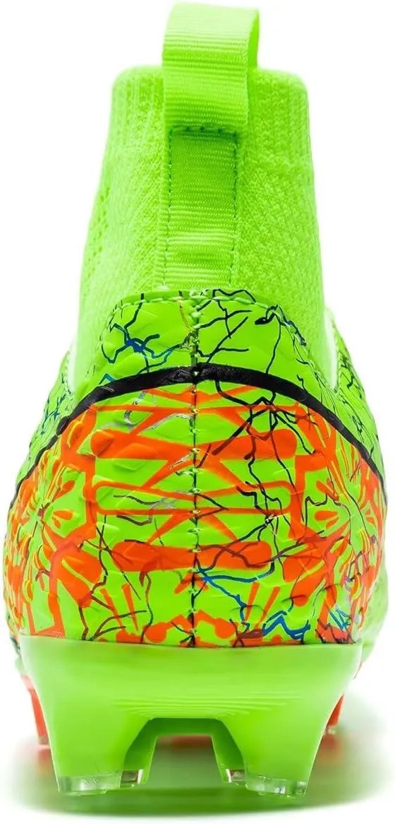 Unisex-Adult Soccer Cleats Lightweight Futsal Training Football Shoes for Big Boys