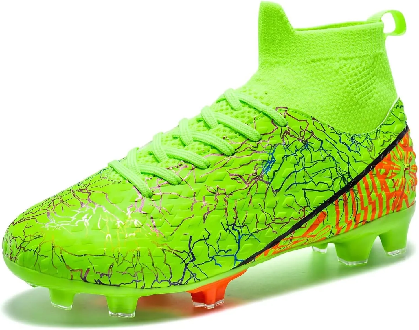 Unisex-Adult Soccer Cleats Lightweight Futsal Training Football Shoes for Big Boys
