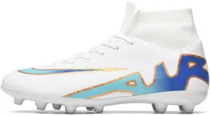 Unisex-Adult Soccer Cleats Lightweight Futsal Training Football Shoes for Big Boys
