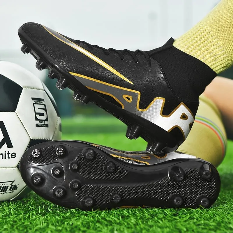 Unisex-Adult Soccer Cleats Lightweight Futsal Training Football Shoes for Big Boys