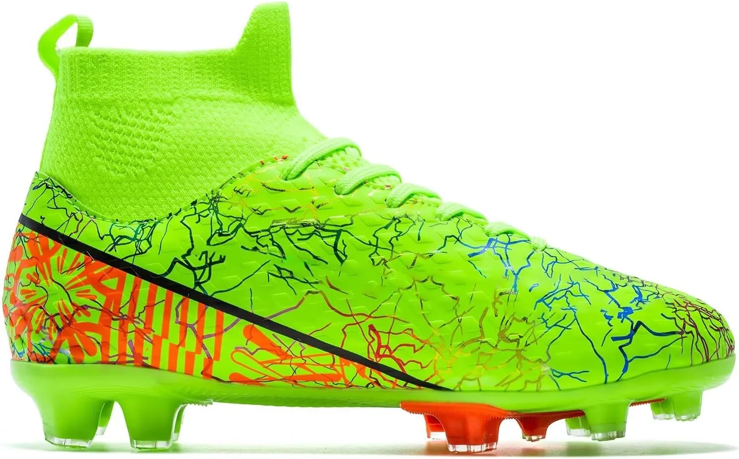 Unisex-Adult Soccer Cleats Lightweight Futsal Training Football Shoes for Big Boys