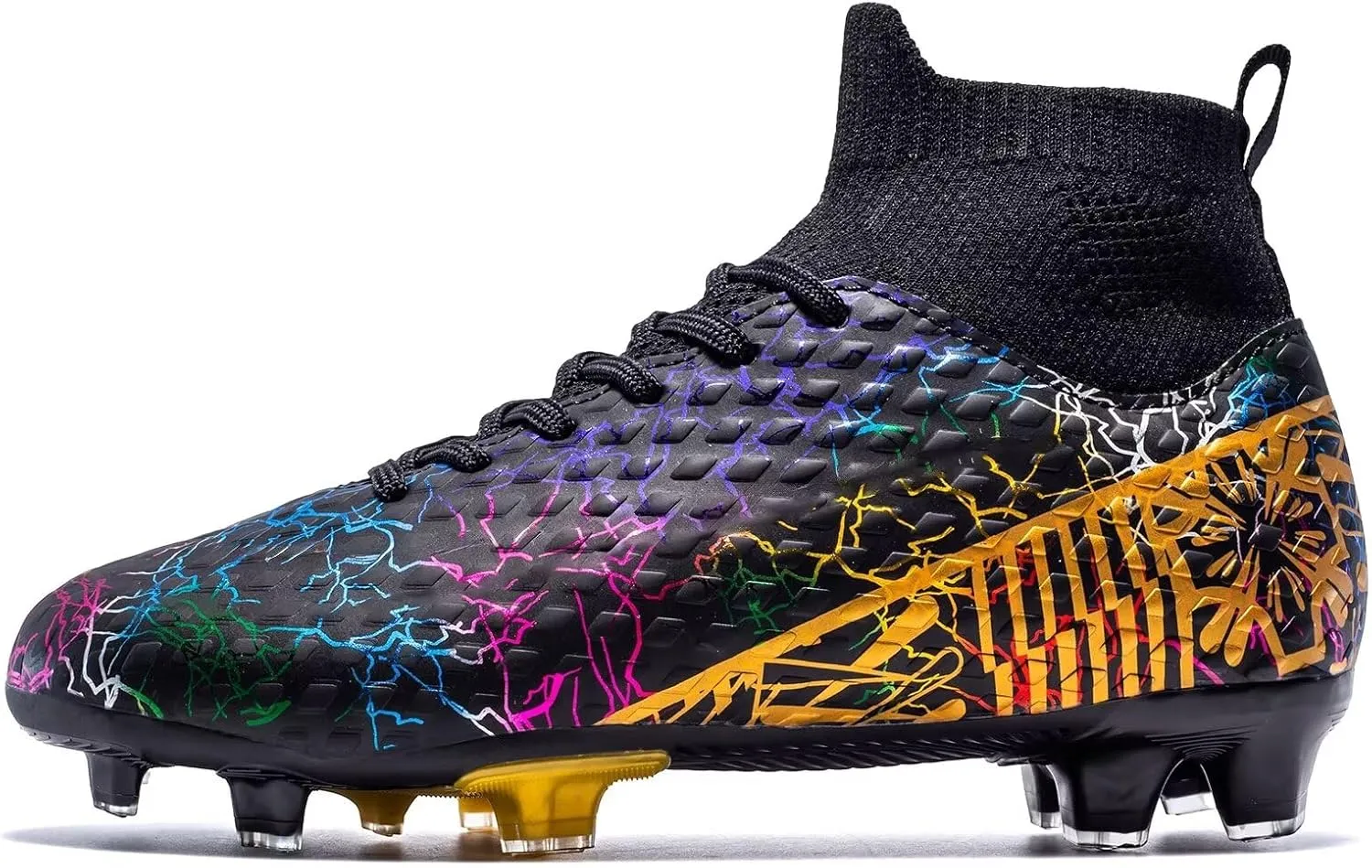Unisex-Adult Soccer Cleats Lightweight Futsal Training Football Shoes for Big Boys