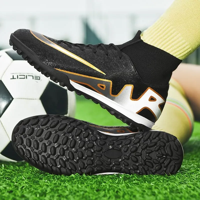 Unisex-Adult Soccer Cleats Lightweight Futsal Training Football Shoes for Big Boys
