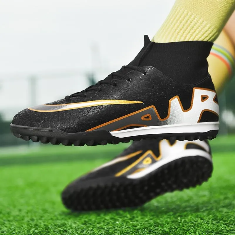 Unisex-Adult Soccer Cleats Lightweight Futsal Training Football Shoes for Big Boys