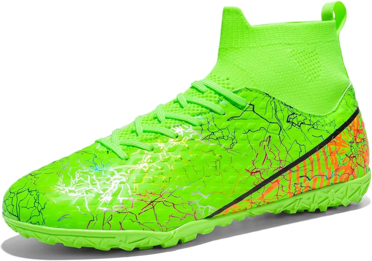 Unisex-Adult Soccer Cleats Lightweight Futsal Training Football Shoes for Big Boys