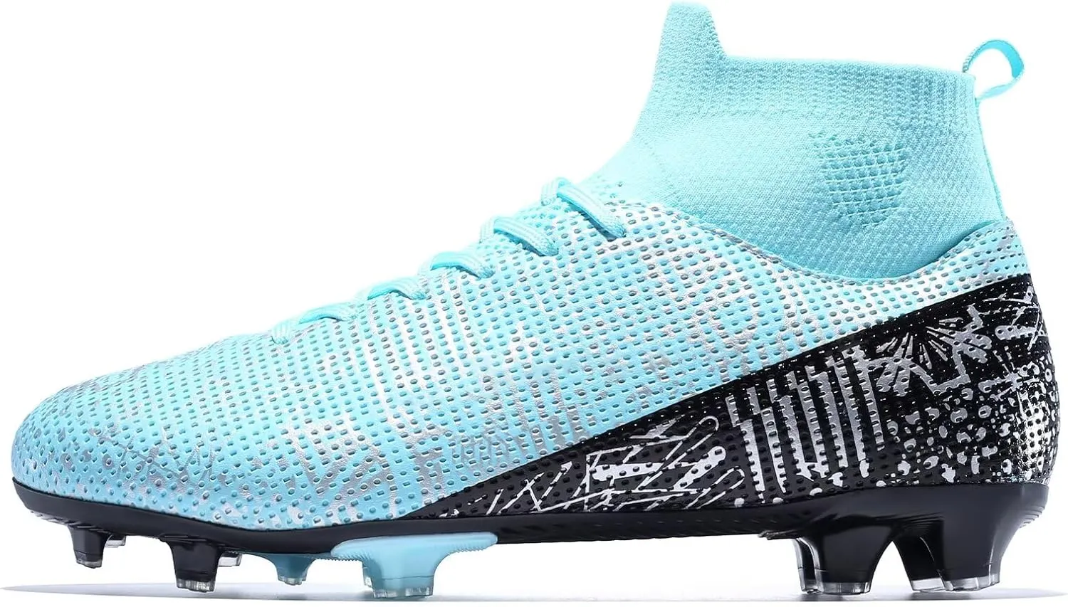 Unisex-Adult Soccer Cleats Tacos de Futbol para Hombre Lightweight Futsal Training Football Shoes for Big Boys