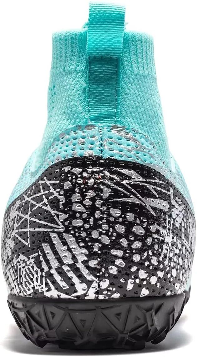 Unisex-Adult Turf Soccer Shoes Lightweight Training Futsal Shoes for Big Boys