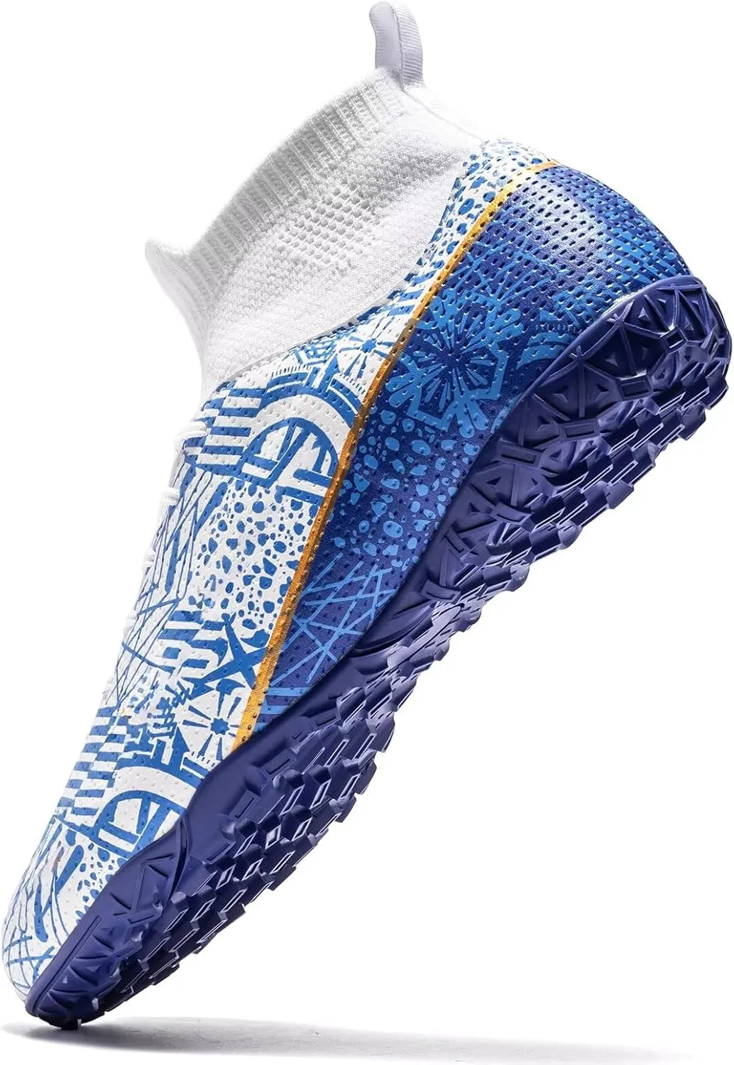Unisex-Adult Turf Soccer Shoes Lightweight Training Futsal Shoes for Big Boys