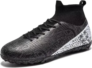 Unisex-Adult Turf Soccer Shoes Lightweight Training Futsal Shoes for Big Boys
