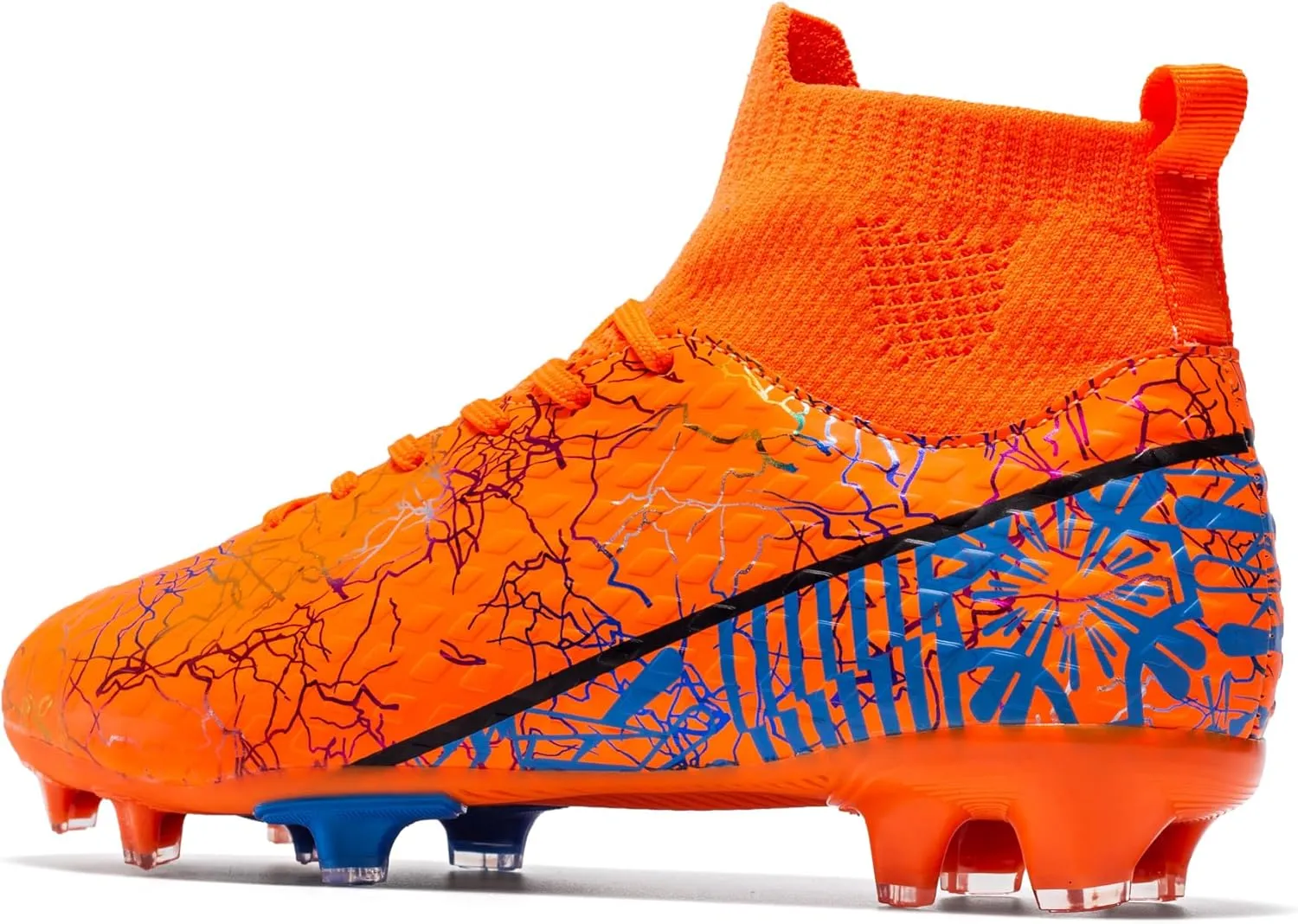 Unisex-Child Soccer Cleats Lightweight Training Football Shoes for Youth