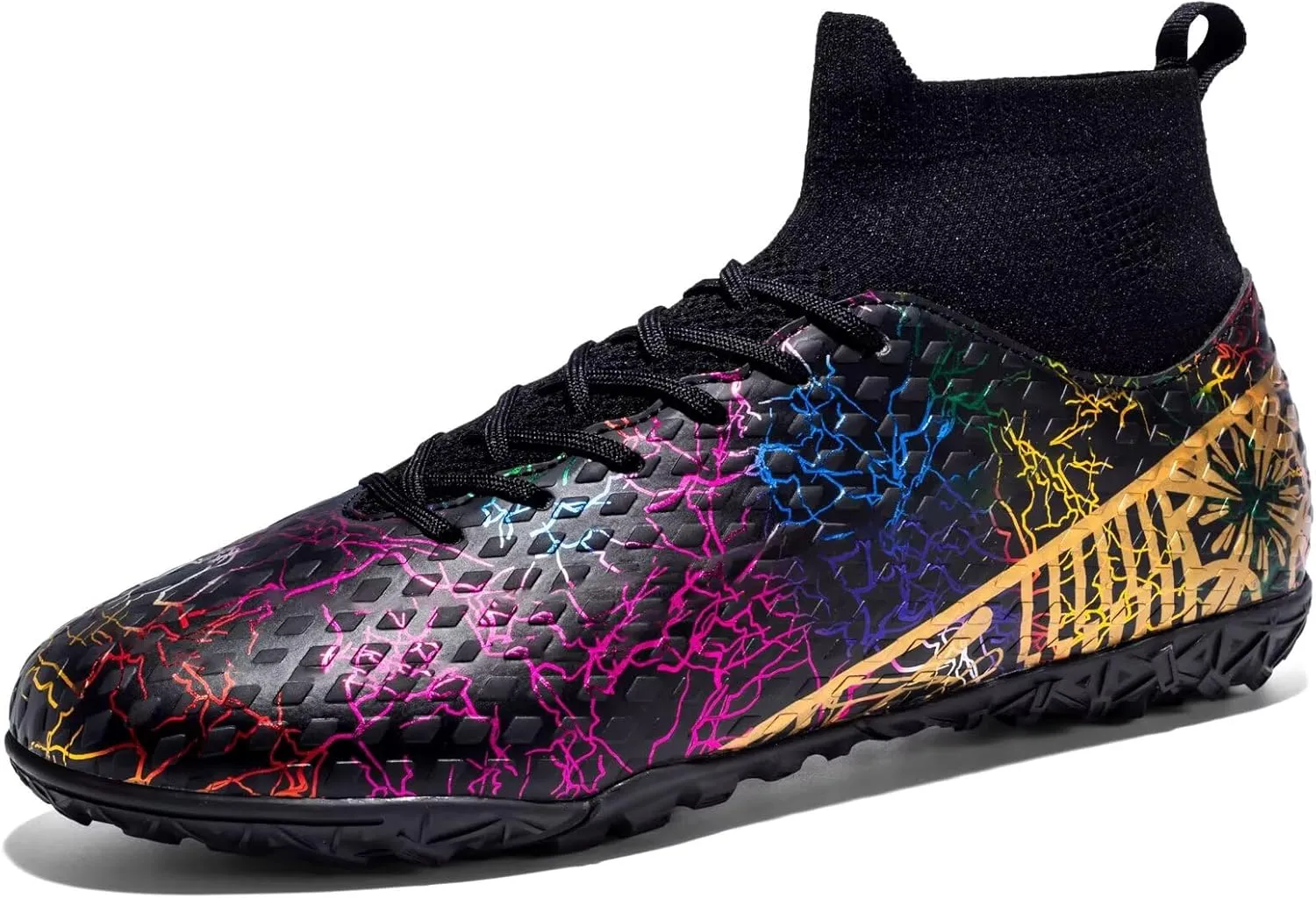 Unisex-Child Soccer Cleats Lightweight Training Football Shoes for Youth