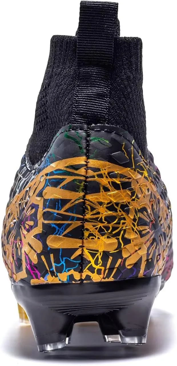 Unisex-Child Soccer Cleats Lightweight Training Football Shoes for Youth