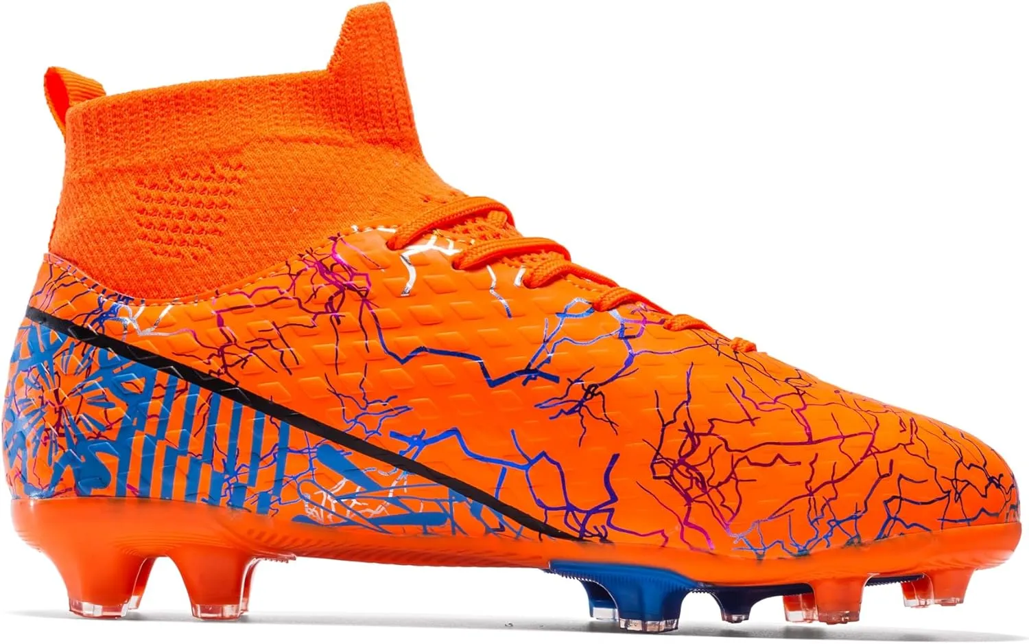 Unisex-Child Soccer Cleats Lightweight Training Football Shoes for Youth