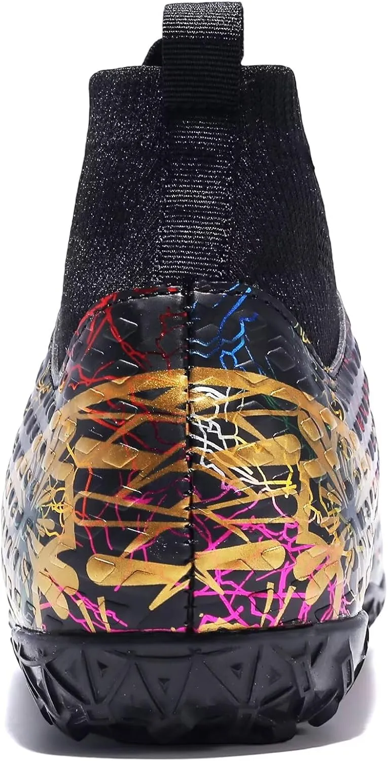 Unisex-Child Soccer Cleats Lightweight Training Football Shoes for Youth