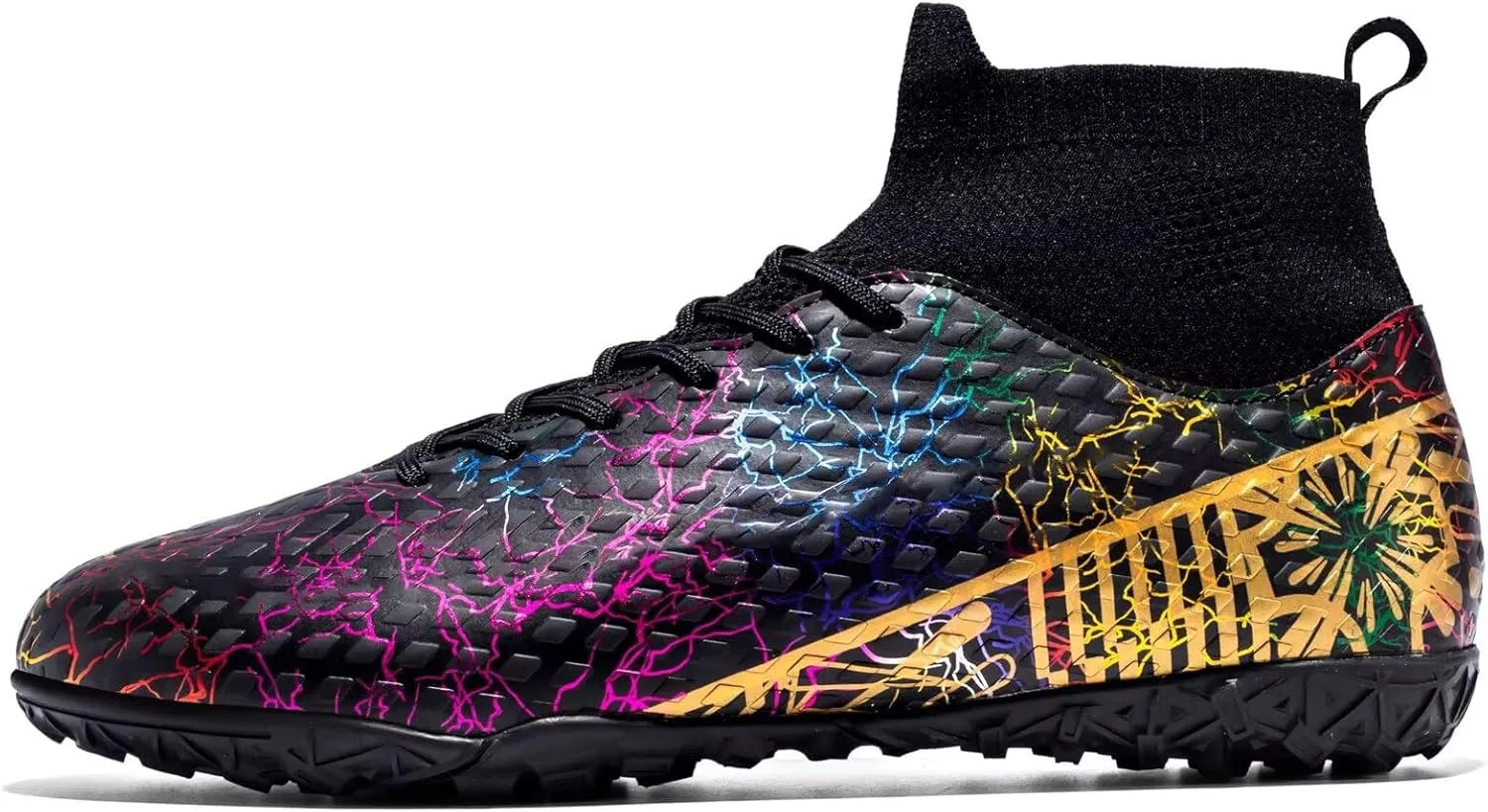 Unisex-Child Soccer Cleats Lightweight Training Football Shoes for Youth