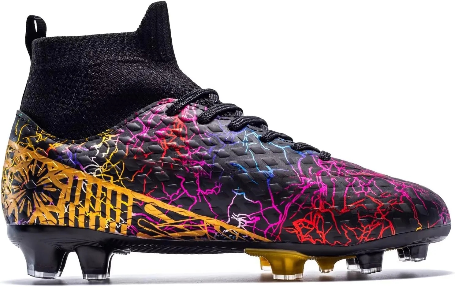 Unisex-Child Soccer Cleats Lightweight Training Football Shoes for Youth