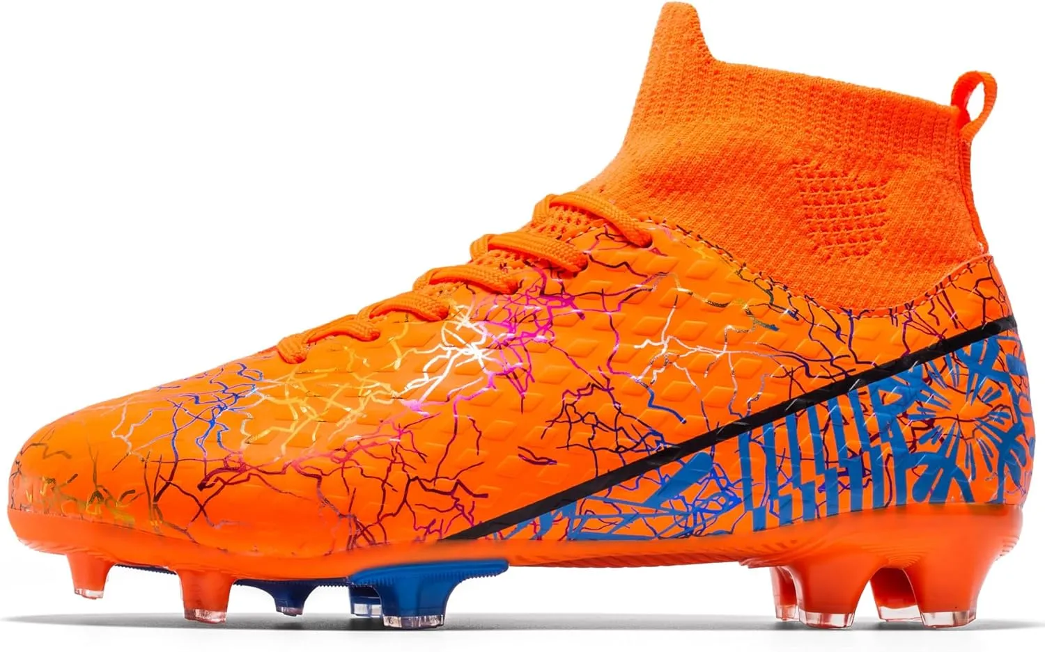 Unisex-Child Soccer Cleats Lightweight Training Football Shoes for Youth