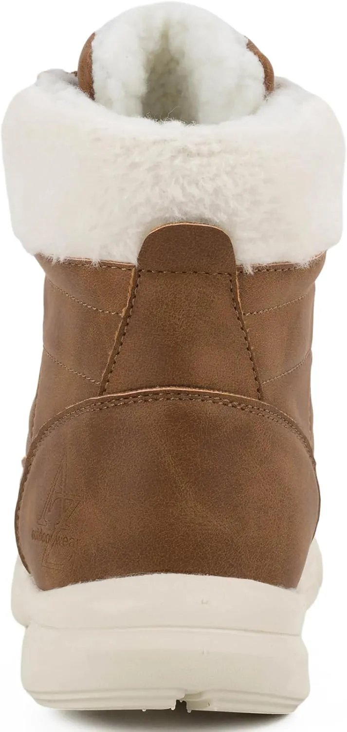 UPSOLO Womens Winter Snow Boots Waterproof Fuzzy Lightweight Warm Ankle Booties