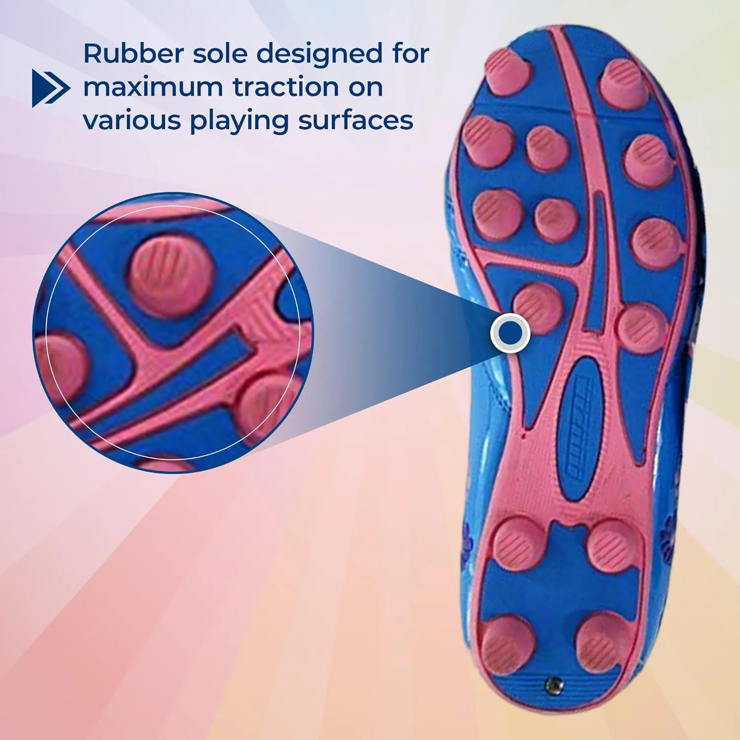 Vizari Blossom FG Soccer Shoe for Toddler/Little Kid | Synthetic Leather, Machine Washable, Unique Graphics, Comfortable Design, Durable Rubber Outsole (Toddler/Little Kid)