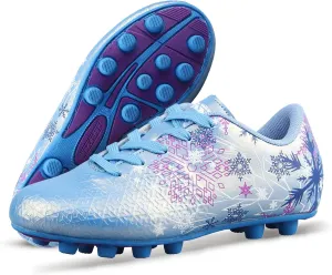 Vizari Frost Kids Soccer Cleats  Toddler, Little Kids Firm Ground Football Shoes with Rubber Studs | Lightweight, Comfortable, Non-Slip Design