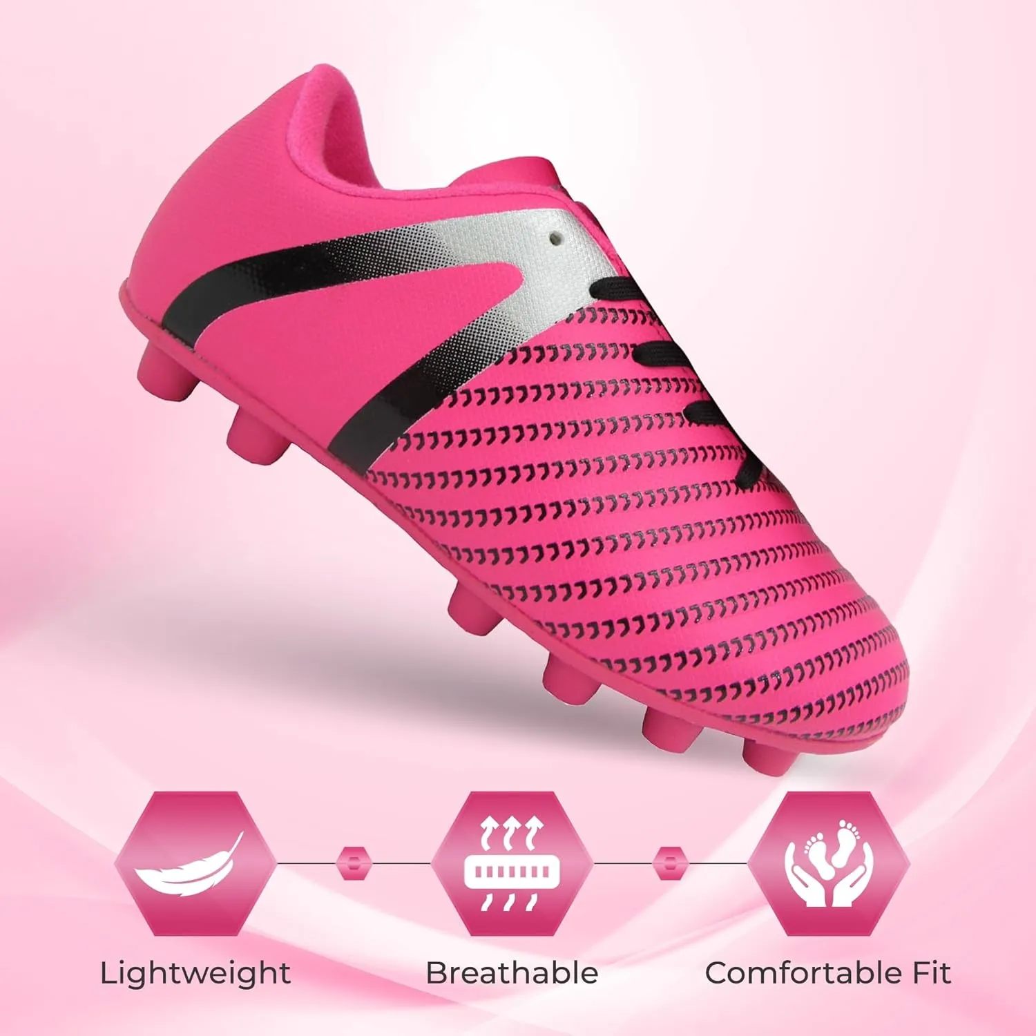 Vizari USA Soccer Cleats Boys, Girls - Youth Firm Ground Athletic Football Shoes for Toddler, Little Kid, Big Kid - Quality Materials