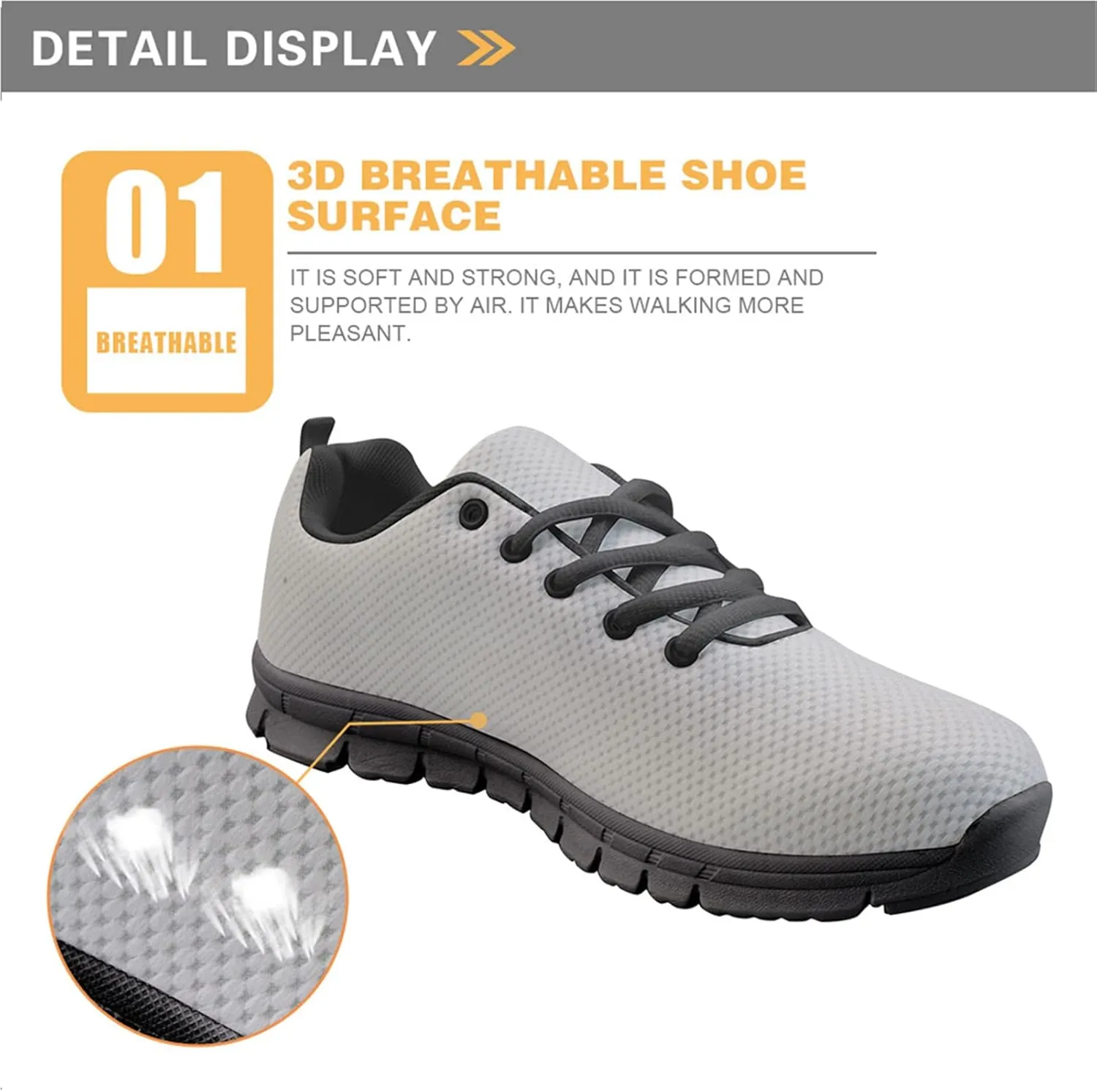 Wanyint Running Shoes Lightweight Sneakers for Traveling Hiking Camping