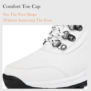 Winter Snow Boots Women Warm Fur Lined Snow Boots Anti-Slip Hiking Boots Insulated Outdoor Waterproof Boots for Walking Work
