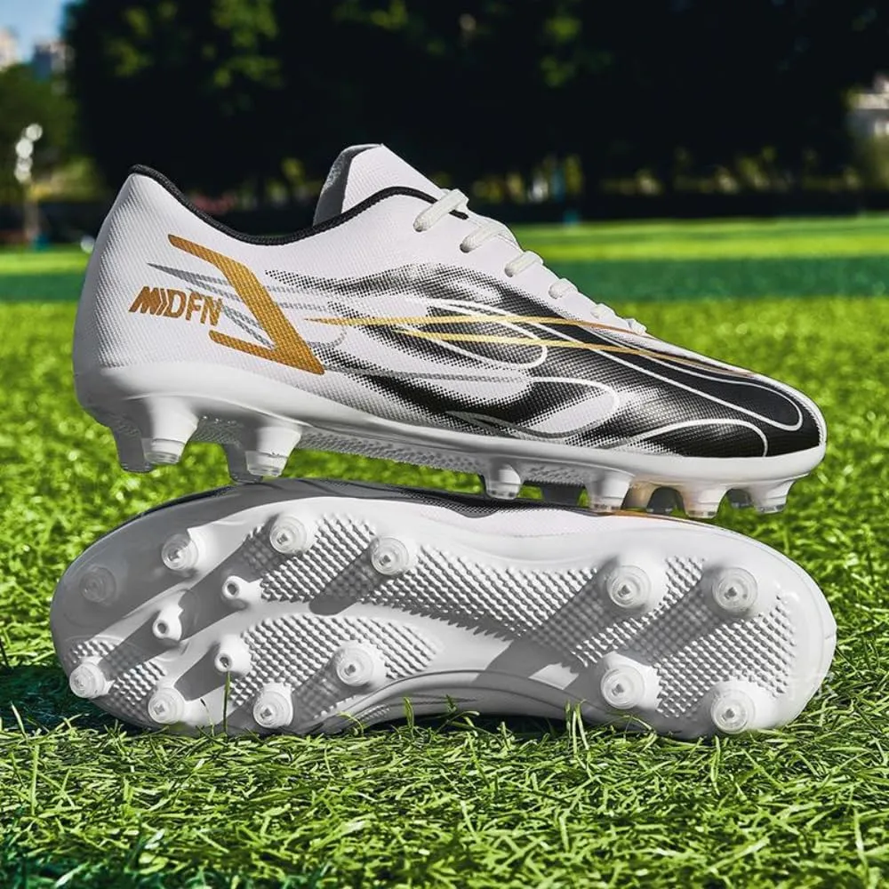 Women Outdoor AG/FG Cleats for Soccer Baseball Lacrosse Softball Rugby - Lightweight Breathable Athletic Training Men's Shoes