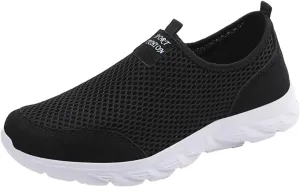 Women's Athletic Walking Shoes Slip On Casual Mesh Slip On Shoes Women Sports Ladies Casual Shoes Fashion Sneakers 2025 Brown Tennis Shoe Casual Loafers