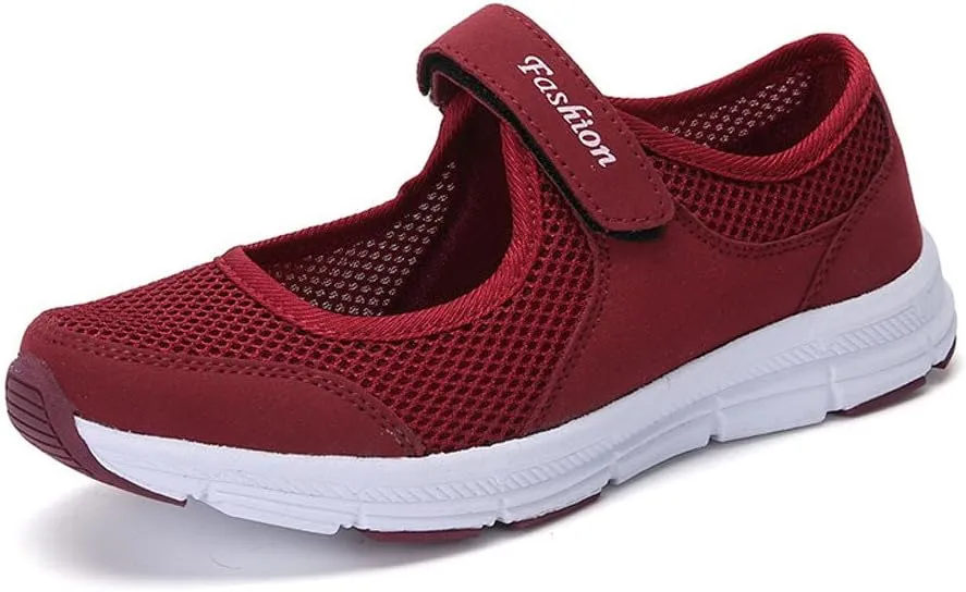 Women's Fashion Sneaker Mesh Slip On Black Non Slip Shoes for Women Comfortable Walking Shoes Women Arch Support Womens Navy Loafers Heeled Sneakers for Women
