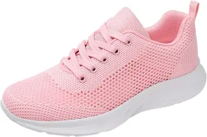 Women's Lace Up Walking Shoes Lightweight Casual Running Sneakers Slip On Shoes Women Wide Width Men's Casual Dress Shoes Wedge Sneakers Red Tennis Shoe Trainers Shoe