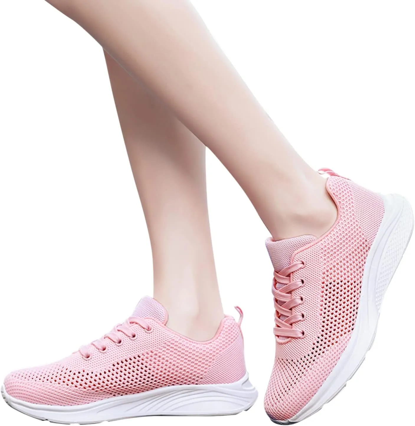 Women's Lace Up Walking Shoes Lightweight Casual Running Sneakers Slip On Shoes Women Wide Width Men's Casual Dress Shoes Wedge Sneakers Red Tennis Shoe Trainers Shoe