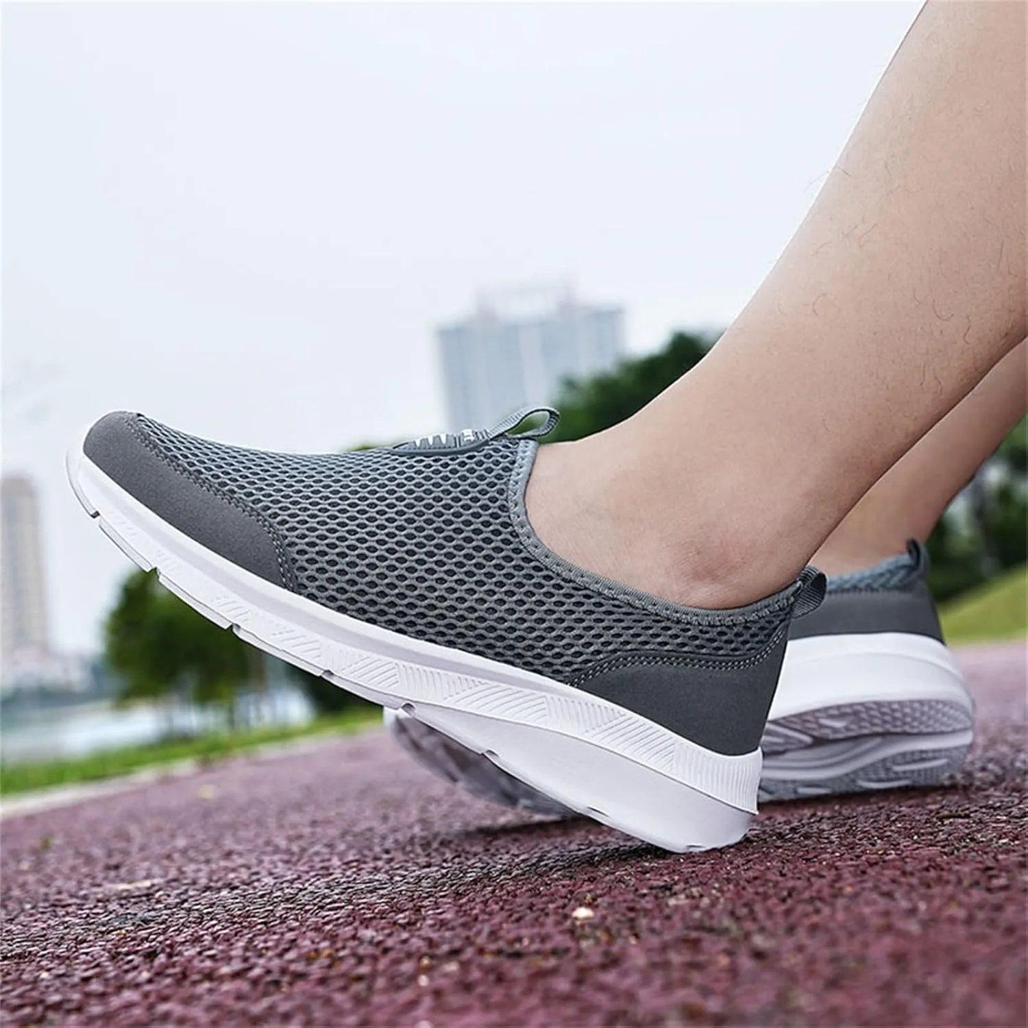 Womens Non Slip Work Shoes Slip On Water Resistant Tennis Shoes Womens Wide Feet Casual Dress Shoes Brown Sneakers Platform Tennis Shoe Trainers Shoe
