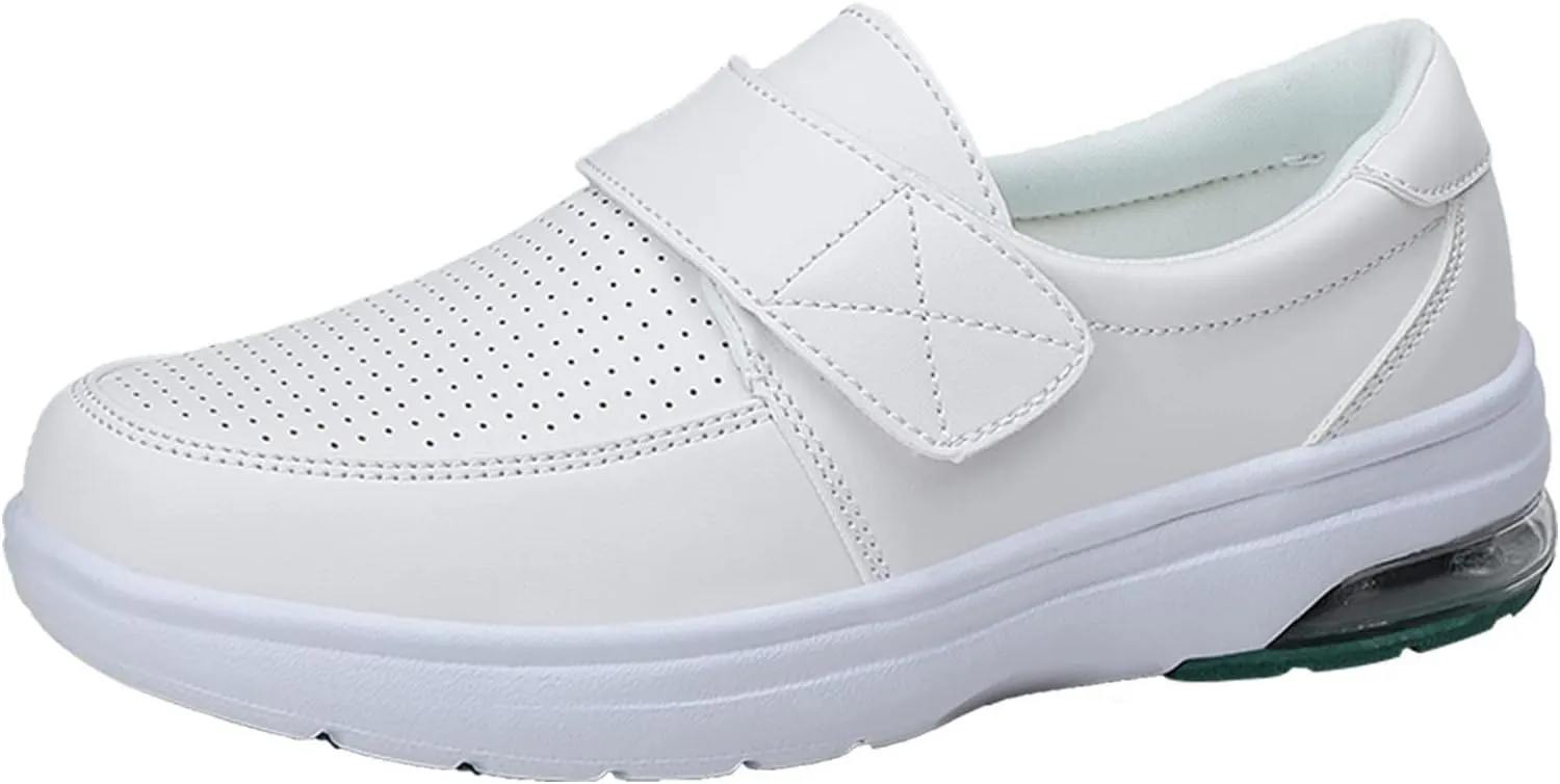 Women's Shoes Casual Soft Bottom Shoes Hook&Loop Shoes Single Cushion Shoes Women's Biking Grandma Womens Sneakers