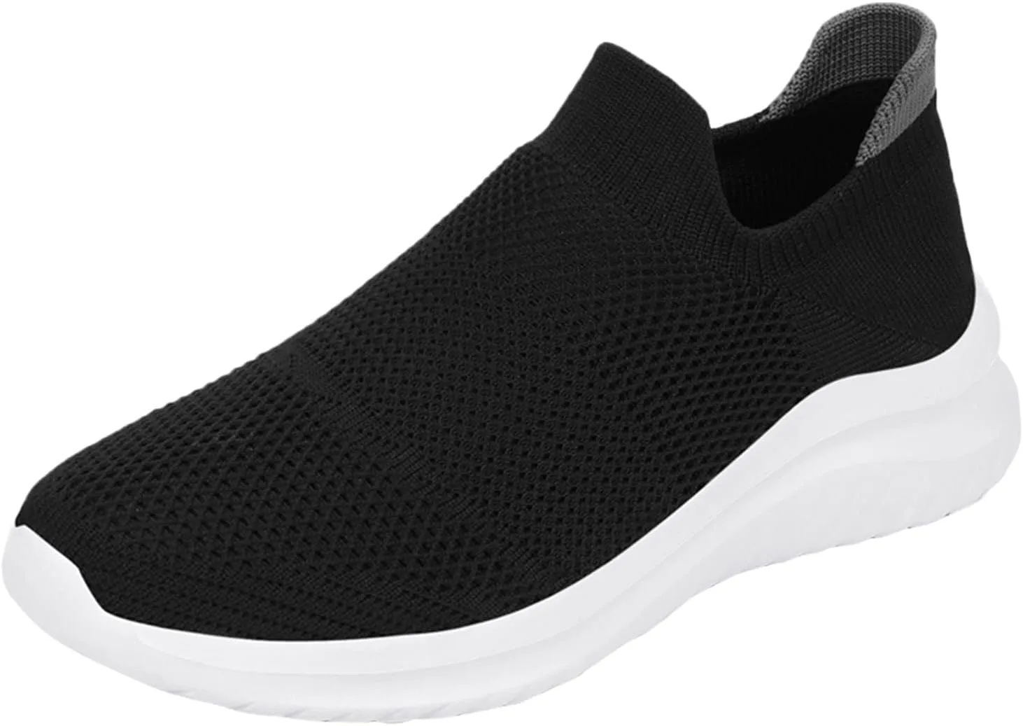 Women's Slip on Shoes Canvas Sneakers Loafers Non Slip Tennis Shoes Men Dressy Casual Black Shoes Slip On Sneakers Slip On Tennis Shoe Cross Trainer Shoe