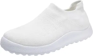 Women's Slip-on Shoes Wide Width Sneakers Hands Free Running Shoes for Women Boots Ladies Casual Shoes Dress Sneakers Brown Tennis Shoe Loafers Shoe