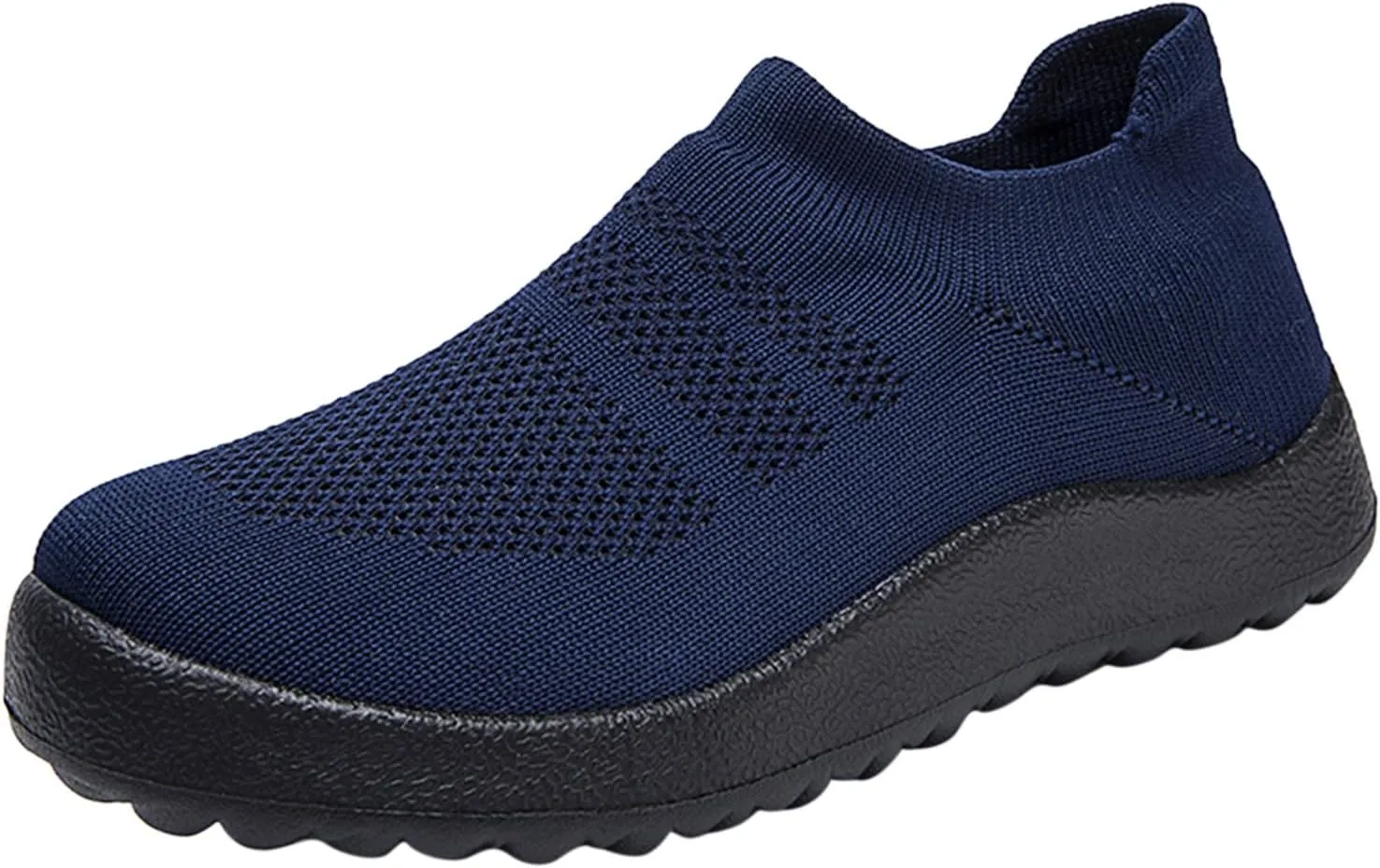 Women's Slip On Sneakers Lightweight Breathable Running Shoes for Men Arch Support Ladies Shoes Casual White Platform Sneakers Waterproof Tennis Shoe Loafers Shoe