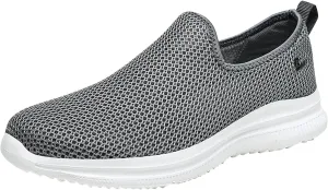 Womens Slip on Walking Shoes Comfort Lightweight Mens Running Shoes Casual Shoes Dressy Casual Women Shoes Sneakers Black Tennis Shoe Casual Loafers