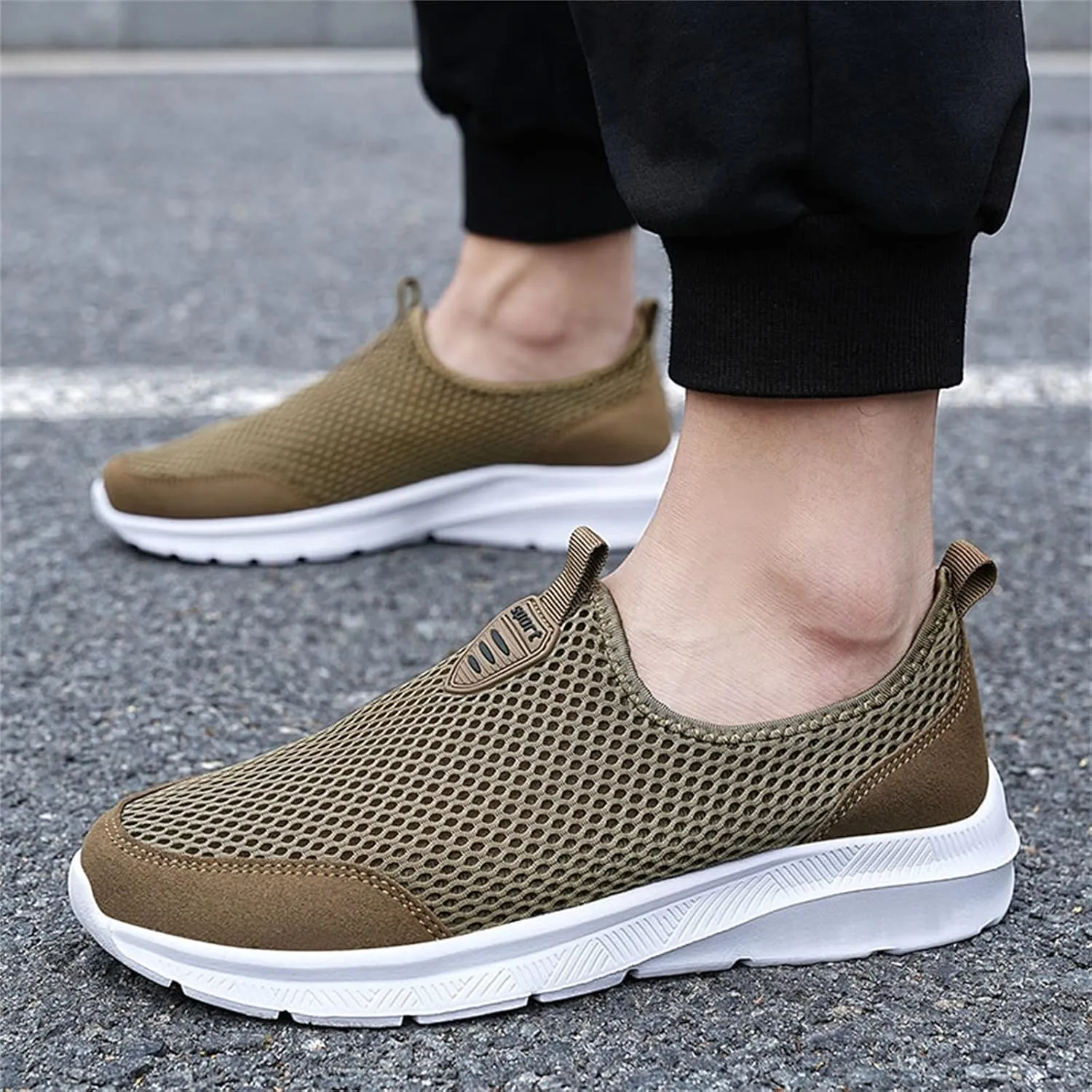Womens Slip On Walking Shoes Non Slip Running Shoes Walking Shoes Women Slip On White Casual Shoes High Top Sneakers Waterproof Tennis Shoe Casual Loafers