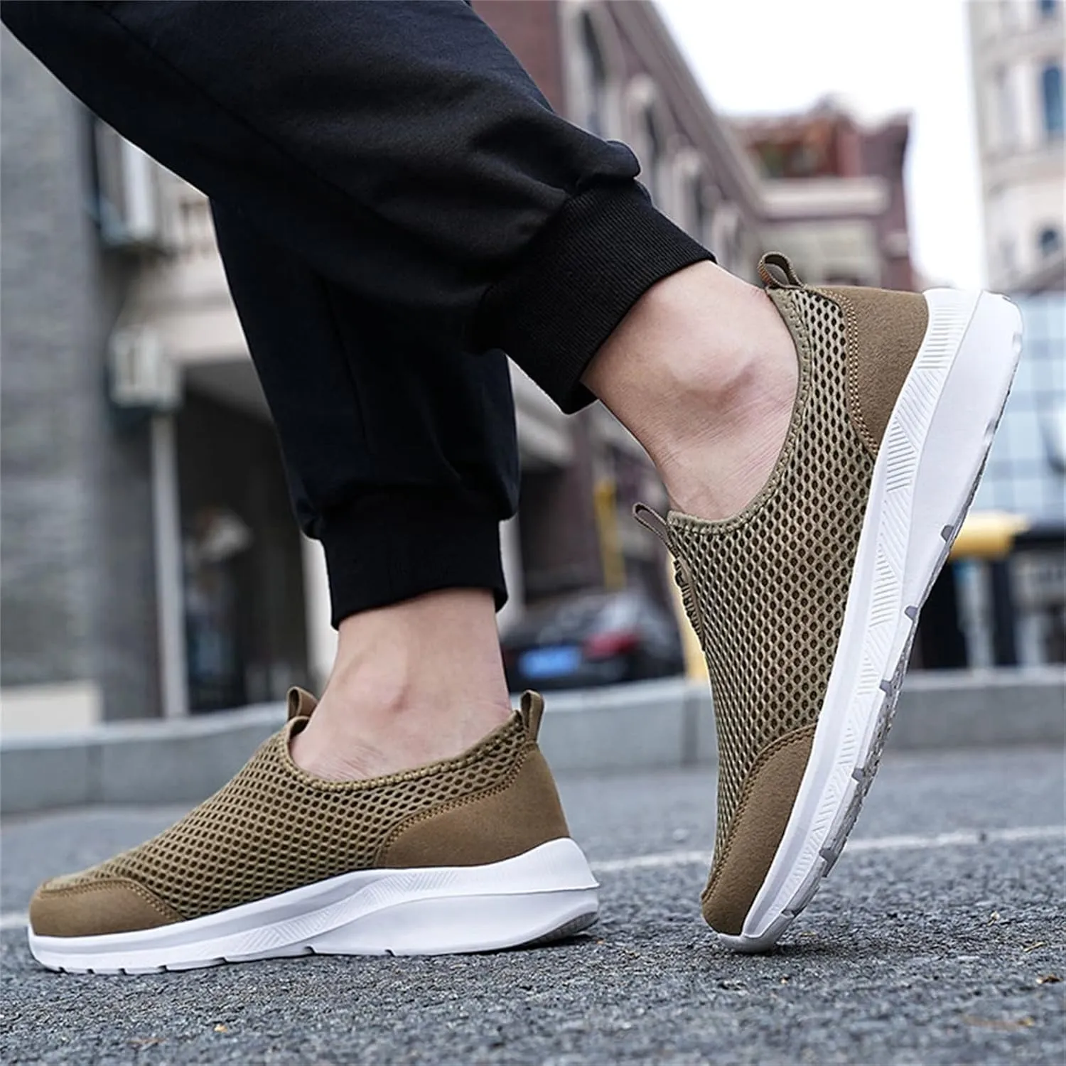 Womens Slip On Walking Shoes Non Slip Running Shoes Walking Shoes Women Slip On White Casual Shoes High Top Sneakers Waterproof Tennis Shoe Casual Loafers