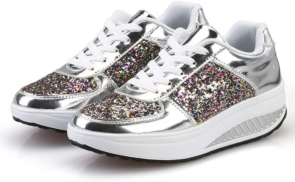 Womens Sneakers Black Sole Black Non Slip Tennis Shoes for Women Black Shoes Women Dressy Comfort Walking Size 11.5 Womens Platform Sneakers Women's Wide Athletic Shoes