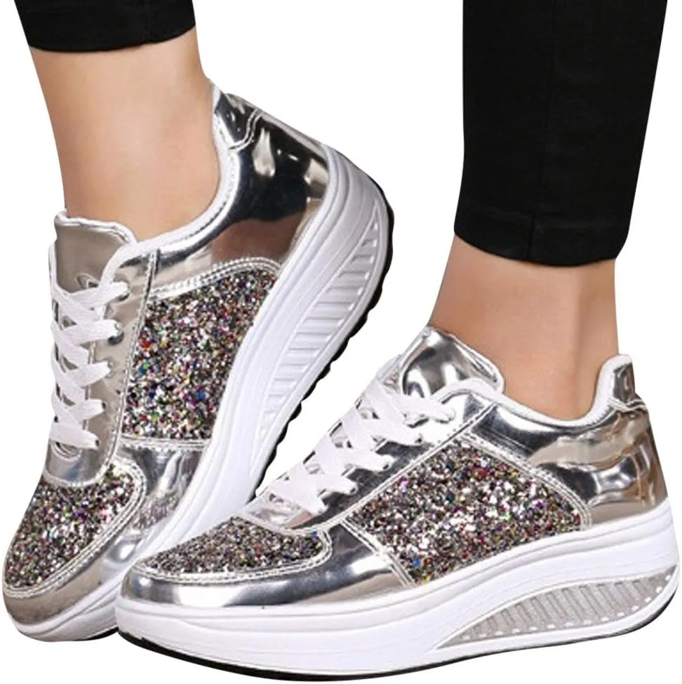 Womens Sneakers Black Sole Black Non Slip Tennis Shoes for Women Black Shoes Women Dressy Comfort Walking Size 11.5 Womens Platform Sneakers Women's Wide Athletic Shoes