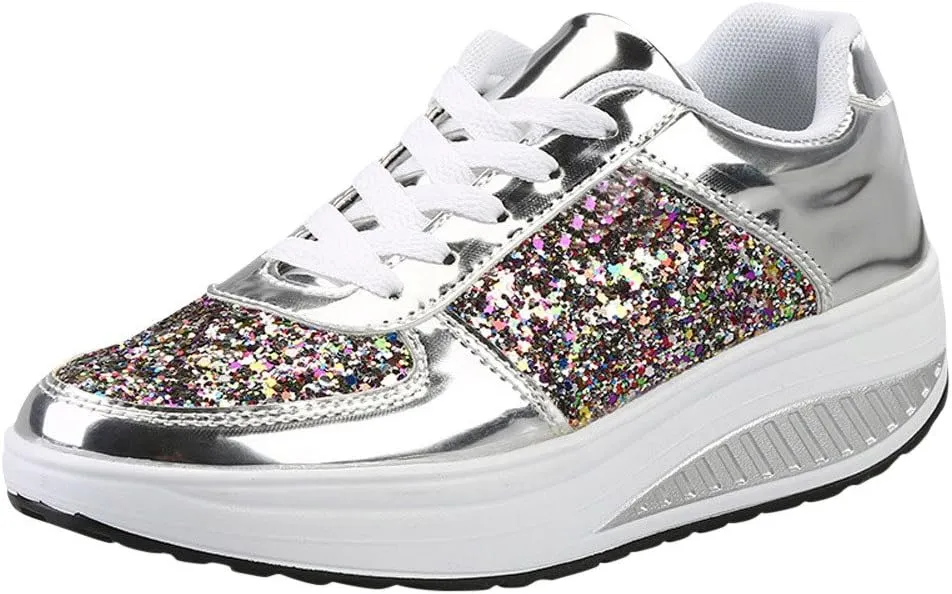 Womens Sneakers Black Sole Black Non Slip Tennis Shoes for Women Black Shoes Women Dressy Comfort Walking Size 11.5 Womens Platform Sneakers Women's Wide Athletic Shoes
