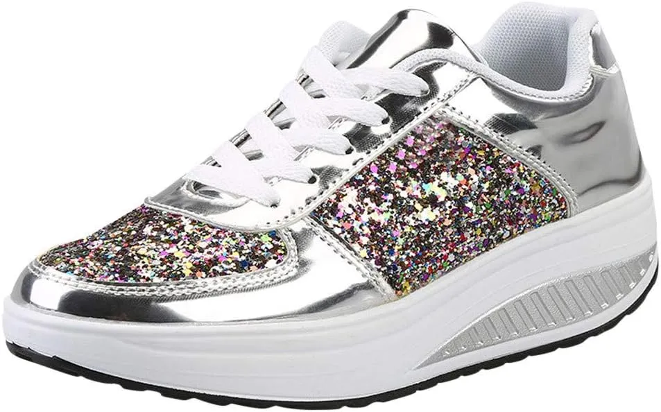 Womens Sneakers Black Sole Black Non Slip Tennis Shoes for Women Black Shoes Women Dressy Comfort Walking Size 11.5 Womens Platform Sneakers Women's Wide Athletic Shoes
