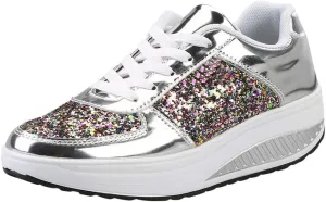 Womens Sneakers Black Sole Black Non Slip Tennis Shoes for Women Black Shoes Women Dressy Comfort Walking Size 11.5 Womens Platform Sneakers Women's Wide Athletic Shoes