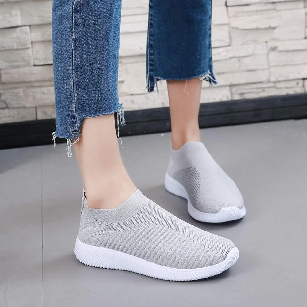Women's Walking Shoes Arch Support Non Slip Mens Casual Shoes Mesh Breathable Women Casual Shoes Casual Sneakers Platform Tennis Shoe White Loafers