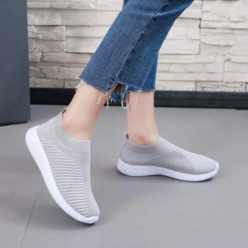 Women's Walking Shoes Arch Support Non Slip Mens Casual Shoes Mesh Breathable Women Casual Shoes Casual Sneakers Platform Tennis Shoe White Loafers
