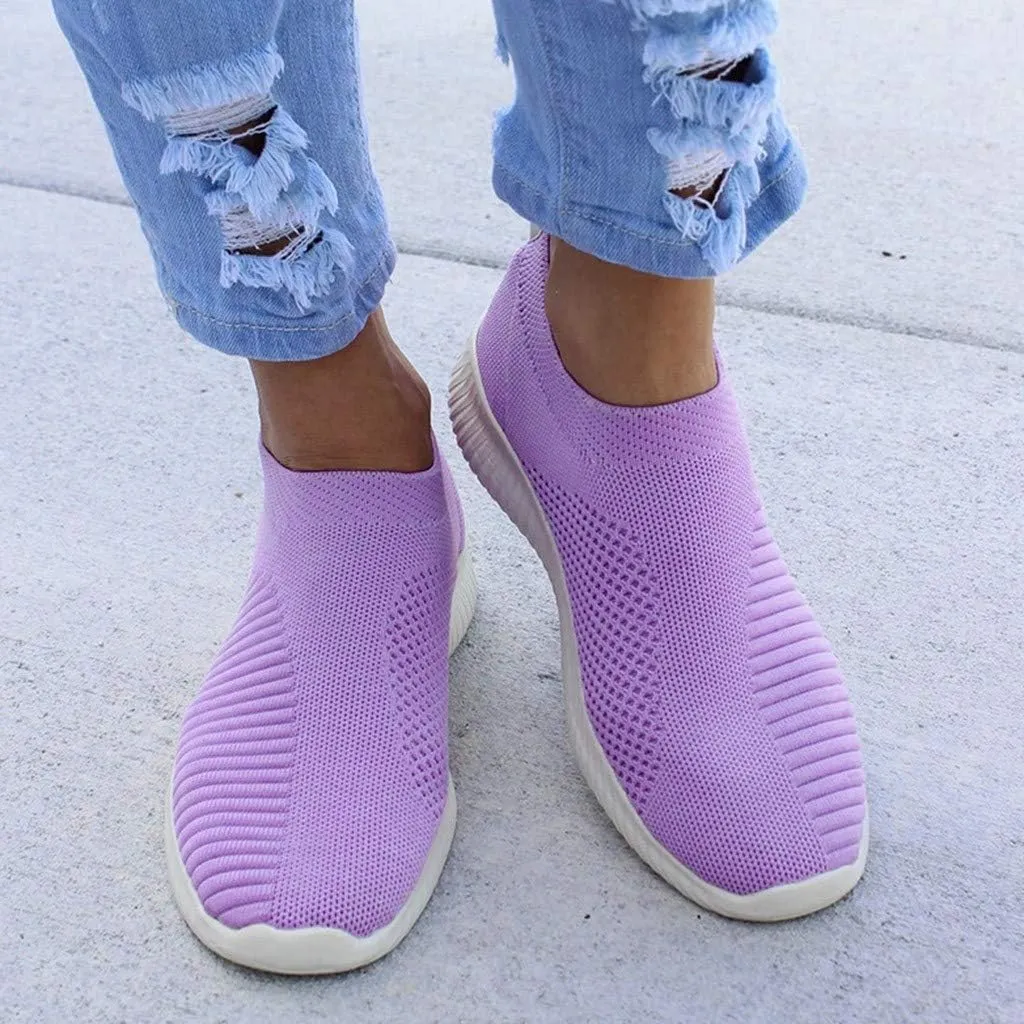Womens Walking Shoes Sock Casual Ladies Fashion Sneakers Non Slip Work Shoes Women Jogging Woman Shoes Casual Men's Fashion Sneakers Waterproof Tennis Shoe Loafers Shoe