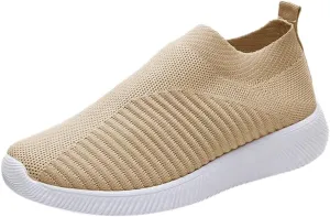 Womens Walking Shoes Sock Casual Ladies Fashion Sneakers Slip On Shoes Women High Top Men Casual Dress Shoes Fashion Sneakers 2025 Waterproof Tennis Shoe Casual Loafers