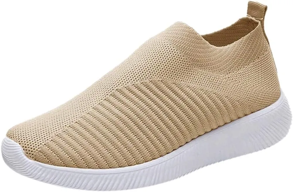 Womens Walking Shoes Sock Casual Ladies Fashion Sneakers Slip On Shoes Women High Top Men Casual Dress Shoes Fashion Sneakers 2025 Waterproof Tennis Shoe Casual Loafers